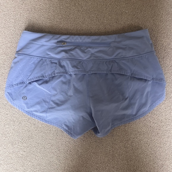 Lululemon Speed up shorts 2”in Hydrangea Blue - Picture 4 of 6